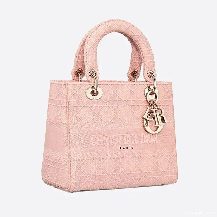 Cheap Canvas Pink Motif Cannage Bag Medium D-lite Lady 0511 Luxury
